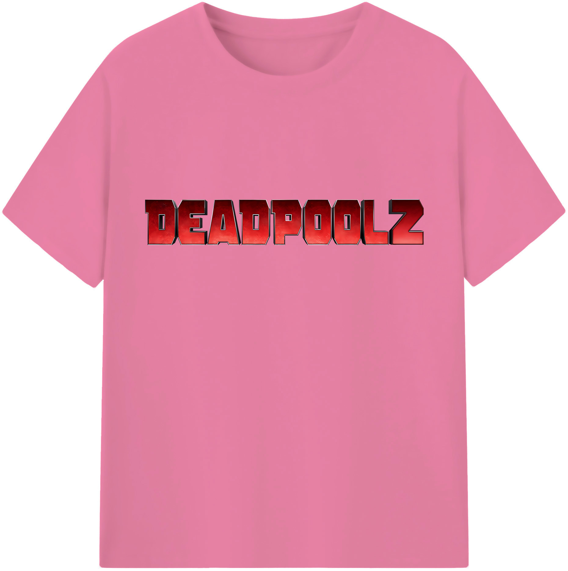 （画像用） Deadpool デッドプール 綿100％半袖Tシャツ（フロントプリント）